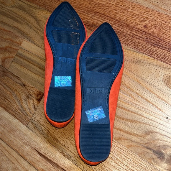Ollio Orange Woman’s Flats, Size 7.5 - Picture 5 of 5